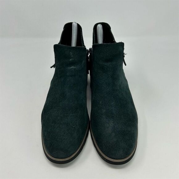 Reef Dark Dark Green Suede Voyage Low Bootie Size 8 Water-Friendly Casual Zipper - Picture 4 of 14